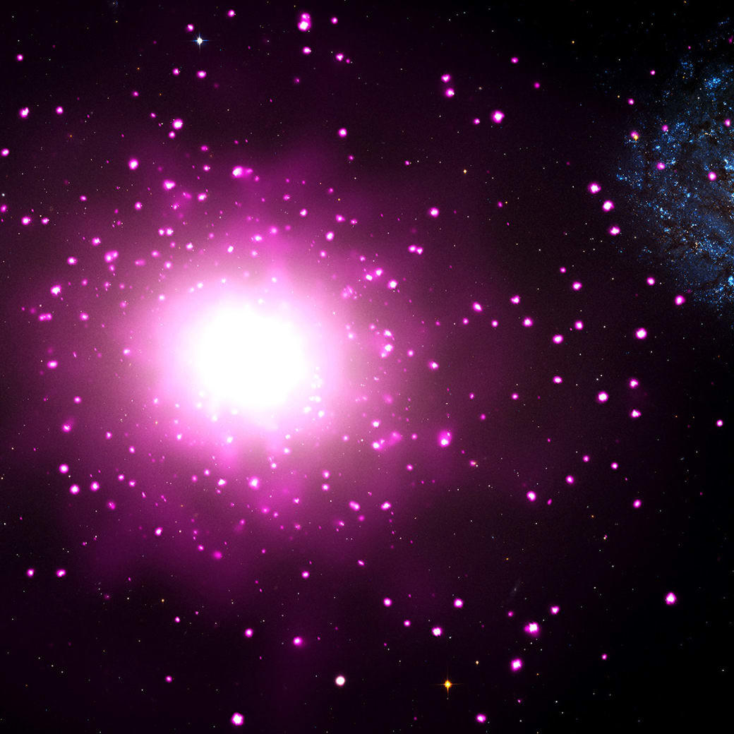 M60-UCD1 - ультракомпактная карликовая галактика hubble, космические объекты, космос, хаббл