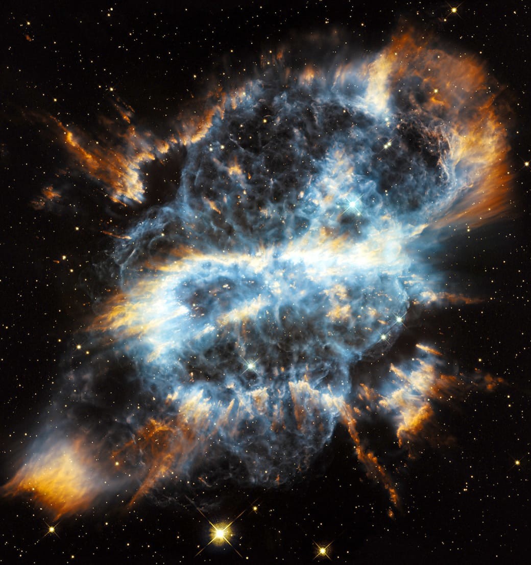 Спиральная Планетарная Туманность (NGC 5189) - планетарная туманность в созвездии Муха hubble, космические объекты, космос, хаббл