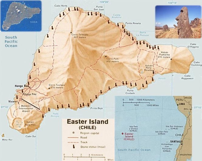 Ещё одна тайна острова Пасхи интересно, остров, остров пасхи, тайна
