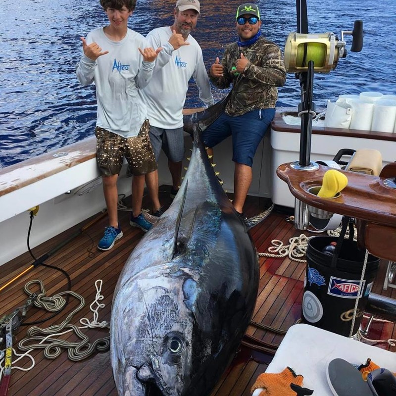 Мальчик весом 52 кг словил тунца весом 378 кг! рыба, рыбалка, тунец