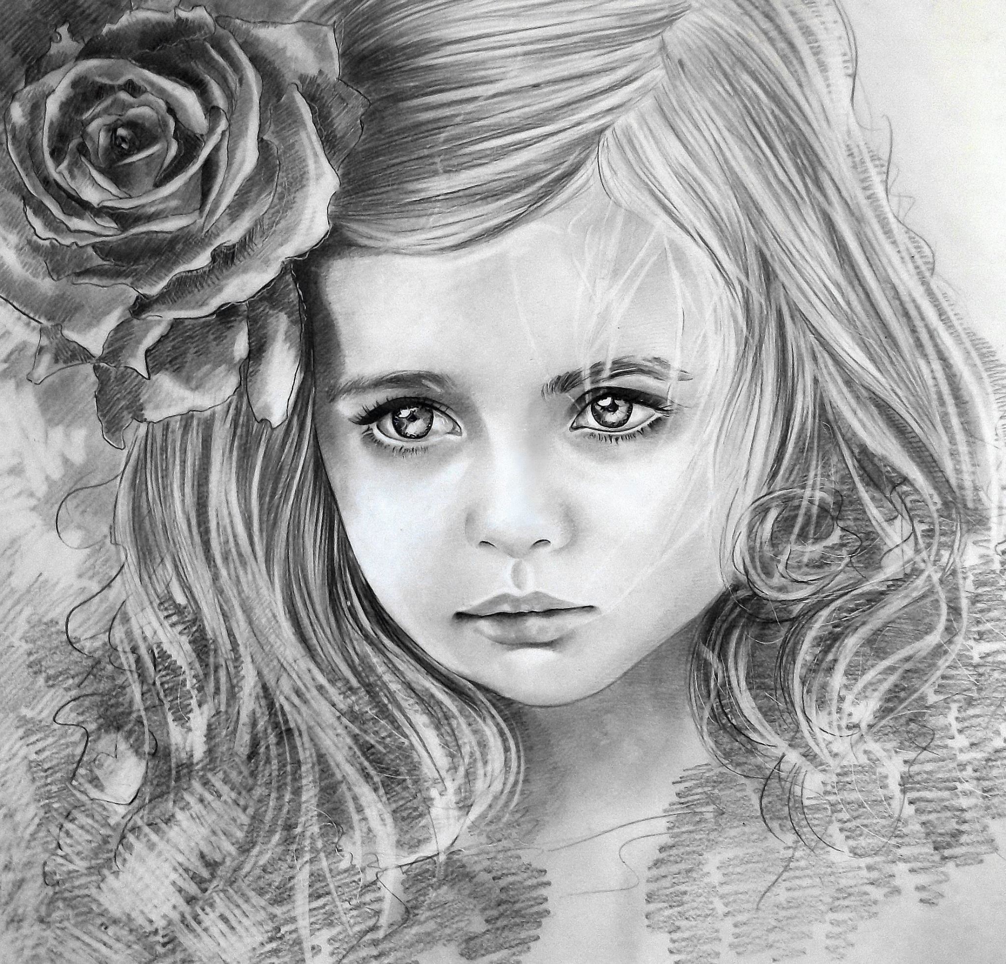 Красивый Рисунок Девушке