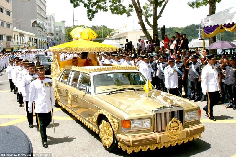 Роллс-ройс султана Брунея - $14 миллионов авто, автомобили, дорого и шикарно, красивая жизнь, лимузины, машины, транспорт для миллионеров, шикарные автомобили