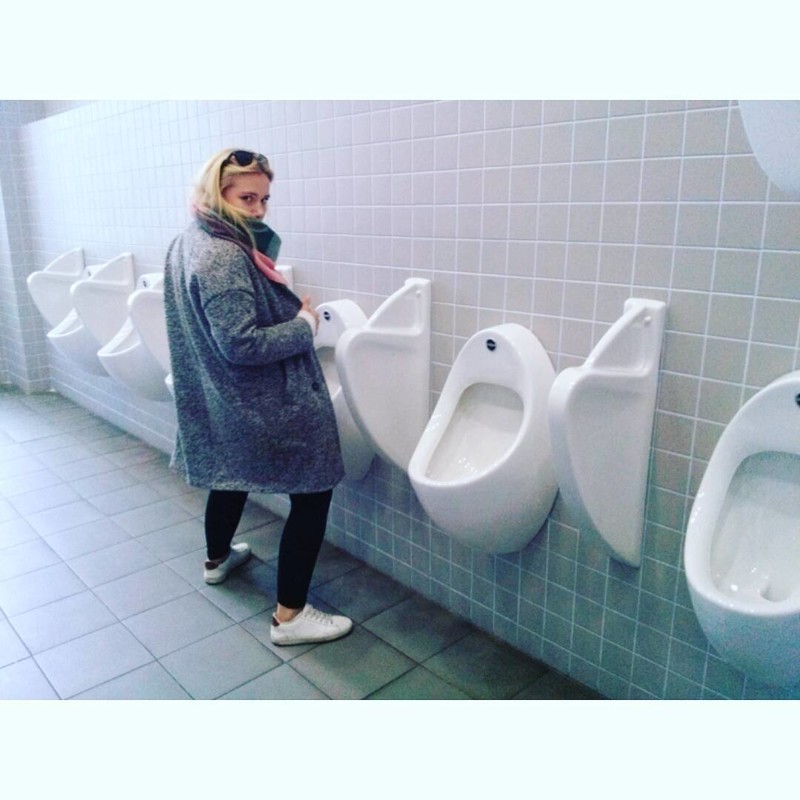 Urinal girl