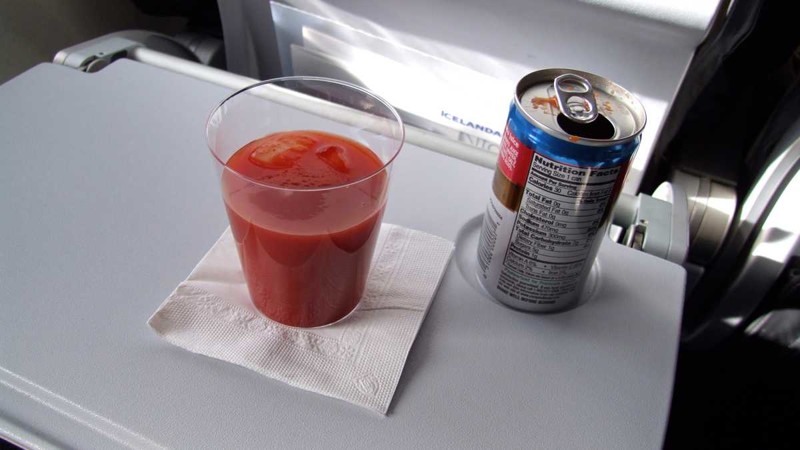 Вкус томатов в условиях низкого давления интересное, путешествия, самолёты, факты