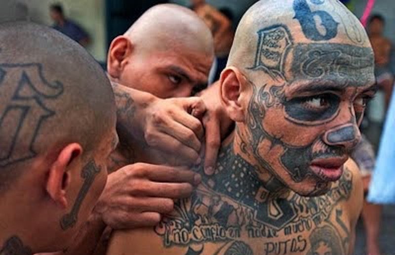 Татуировки на лице америка, банда, бандиты, жестокость, иммигранты, преступления, сша, уголовники