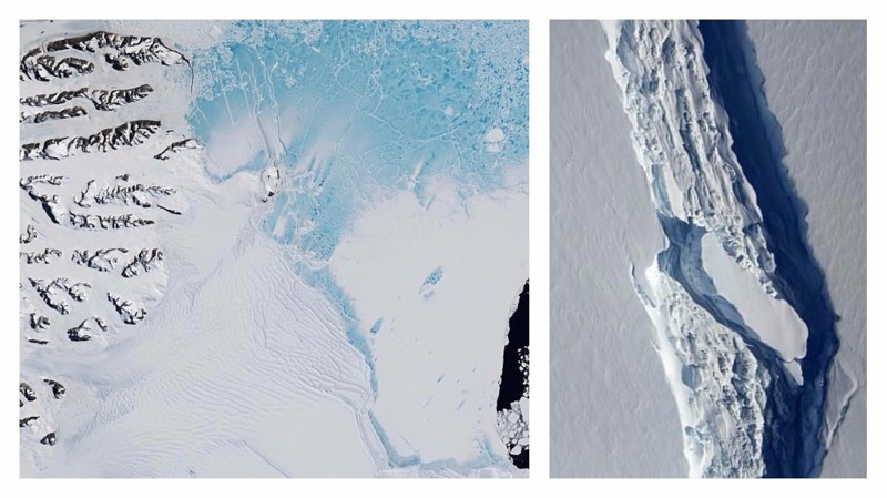 От Антарктиды откололся гигантский айсберг айсберг, антарктида, ледник, ледниковый, новости науки, ученые, шельф