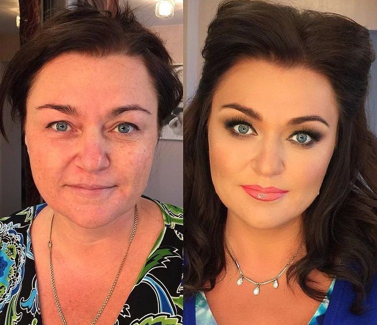Радикальное преображение женщин при помощи макияжа в стиле до и после от российского визажиста было стало, висажист, девушки, до и после, изменения, красота, макияж, преображение