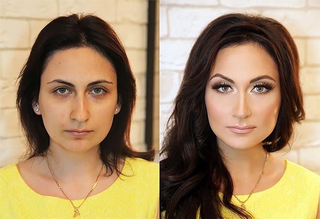 Радикальное преображение женщин при помощи макияжа в стиле до и посл от российского визажиста было стало, висажист, девушки, до и после, изменения, красота, макияж, преображение