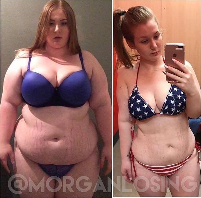 Это было очень тяжело, но Морган отказывалась сдаваться Instagram, диета, люди, похудение, спорт, трансформация, фигура