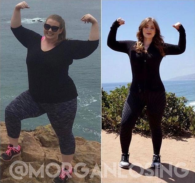 Девушка полностью изменила стиль своей жизни Instagram, диета, люди, похудение, спорт, трансформация, фигура