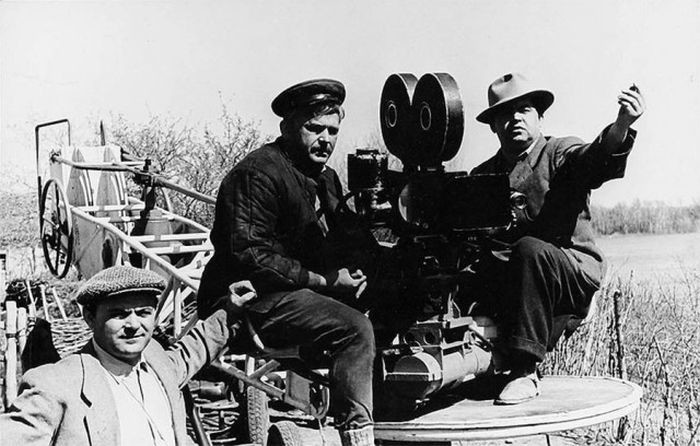 Редкие кадры известных фильмов о войне на съёмочной площадке
