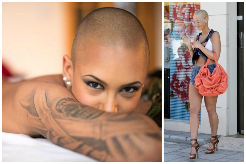 Shaved head girl porn