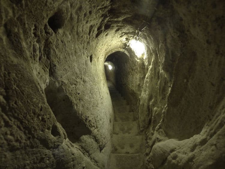 В турецком подземном городе когда-то жили 20 тысяч человек археология, деринкую, древние города, жилища под землей, история, находки, подземный город, турция
