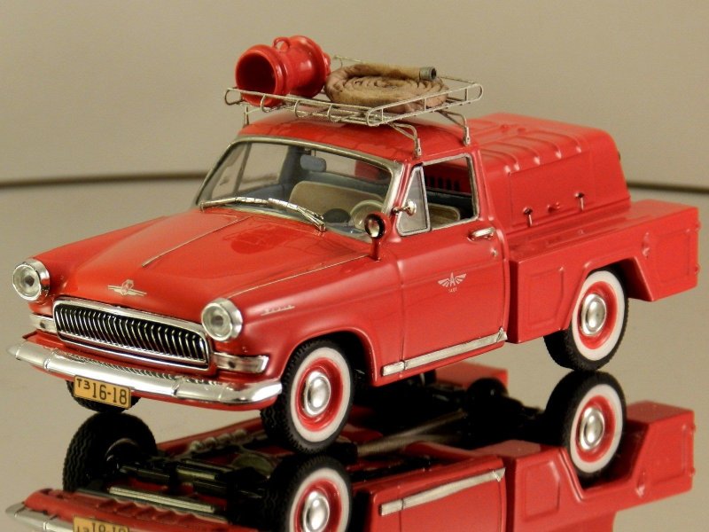 ГАЗ-21 пожарная помпа авто, автодизайн, газ, запорожец, моделизм, модель, москвич, советские автомобили