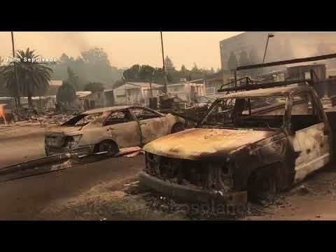 Страшные пожары бушуют в США Страшные пожары бушуют в США