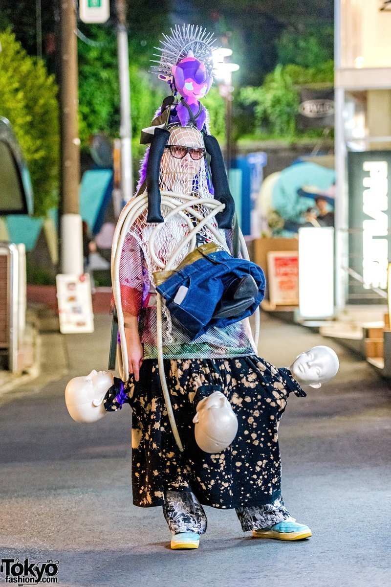Модные персонажи на улицах Токио Токии, в мире, люди, мода, одежда, чудики