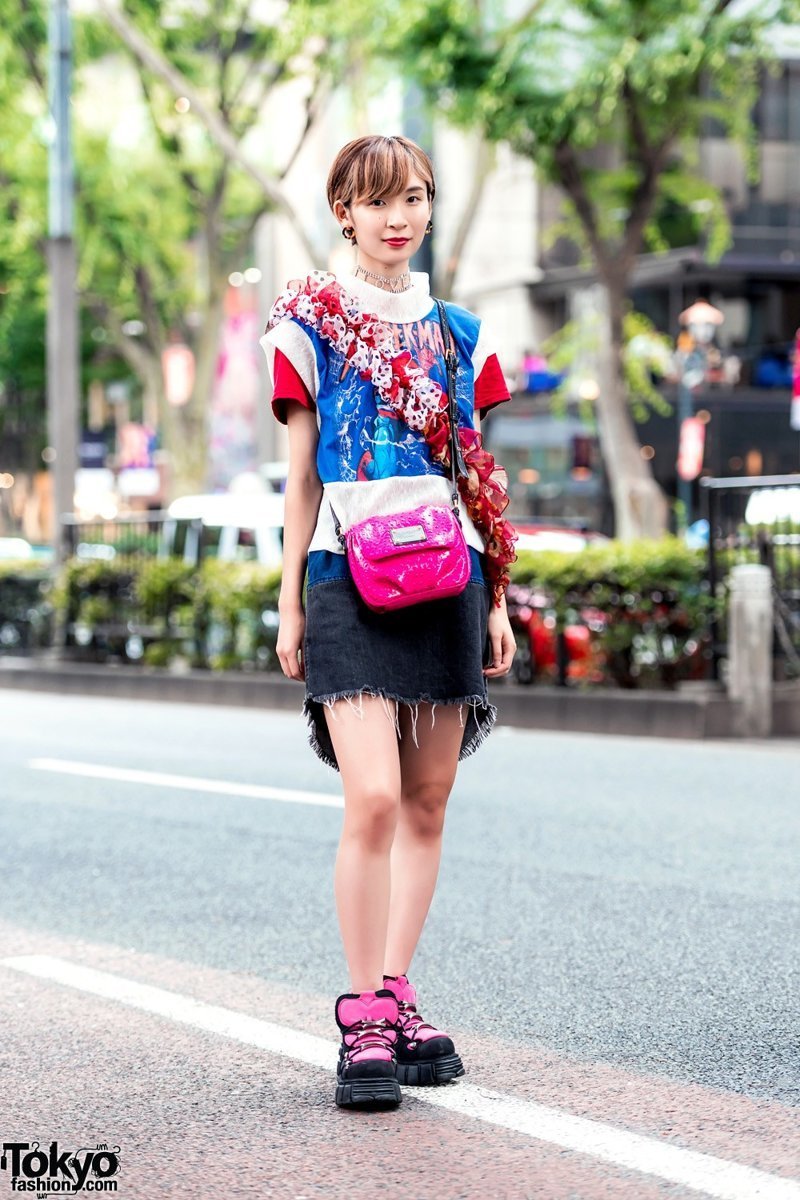 Модные персонажи на улицах Токио Токии, в мире, люди, мода, одежда, чудики
