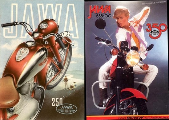 Мотоцикл JAVA	 СССР, история, мотоцикл Ява, чехословакия