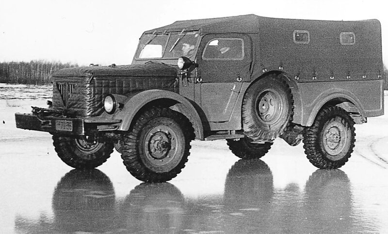 ГАЗ-62, большой армейский внедорожник авто, внедорожник, газ, машина