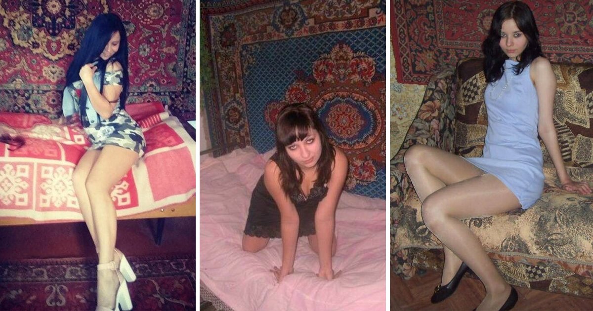 Обнаженная леди позирует на кровати на фоне ковра