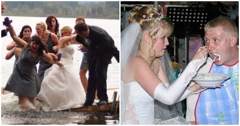 20 нелепых свадебных фото, после просмотра которых вам расхочется жениться нелепые кадры, прикол, свадебные фото, свадьба, смешно