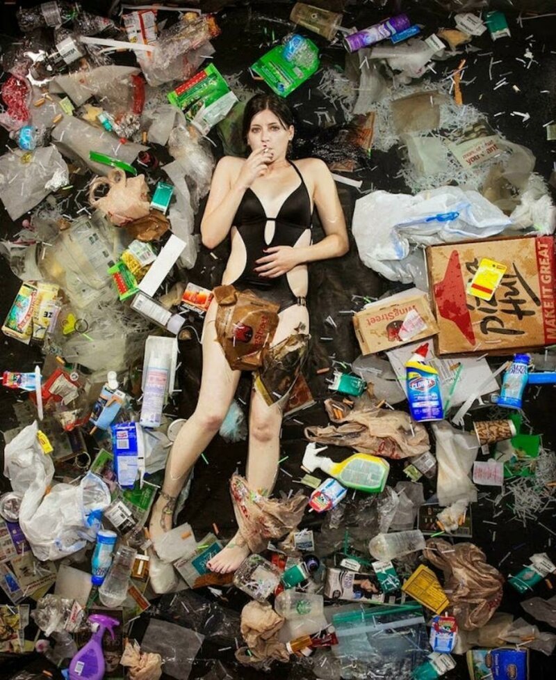 Сколько мусора производит человек всего за неделю мусор, планета, человек