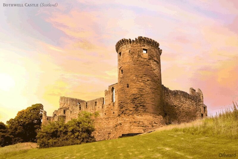 Замок Ботвелл, графство Южный Ланаркшир, Шотландия