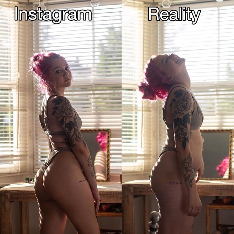 Везде обман: блогер разрушает миф об идеальном теле в Instagram