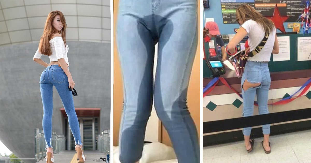 Разработал дырку девушки в джинсах