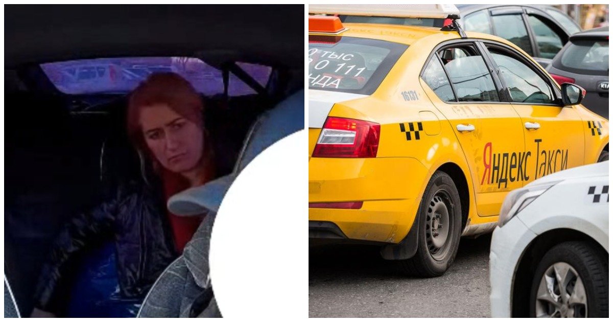Телочки со страпоном ебались в такси между собой и с шофером 