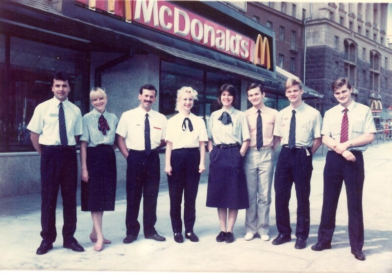 Команда первого московского Макдоналдса, 1990