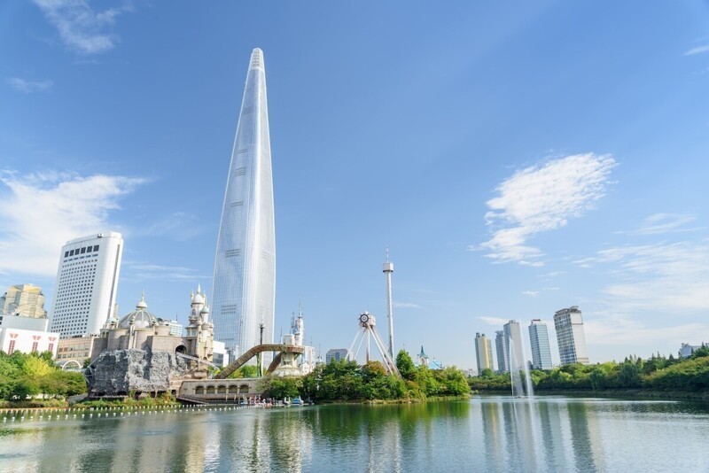 5. Lotte World Tower (554 м). Сеул, Южная Корея