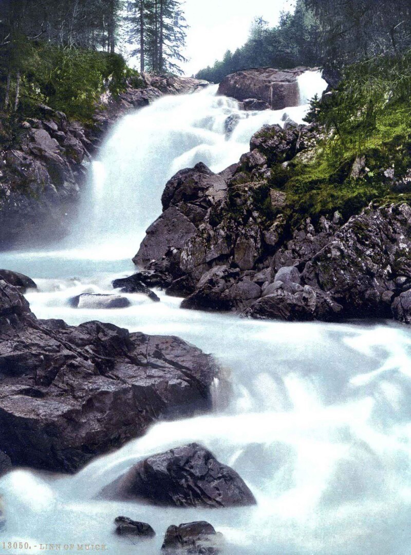 Линн Муик, водопад на реке Муик в Абердиншире