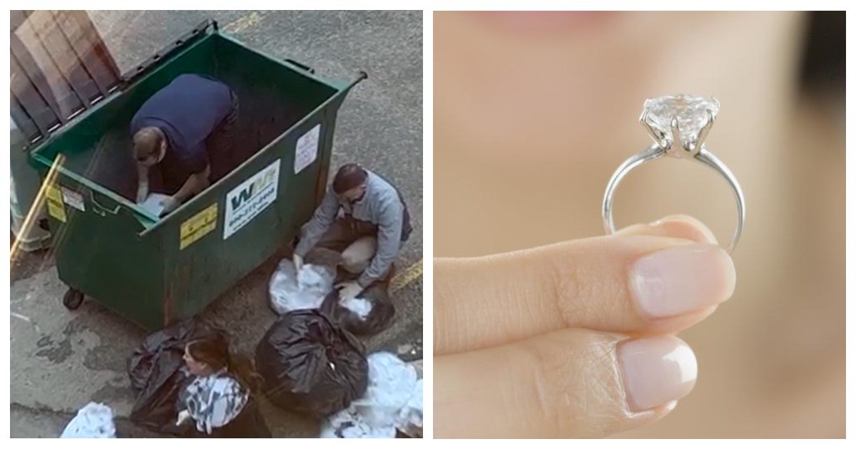 Перепихнулась с бомжом пока муж искал в мусорных контейнерах потерянное кольцо супругой HD