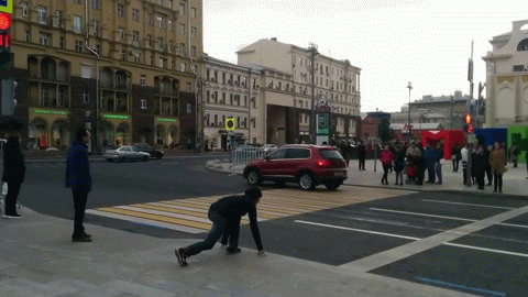 Москва - город для спортсменов. Свеженастроенные светофоры после благоустройства улиц не дадут соскучиться: