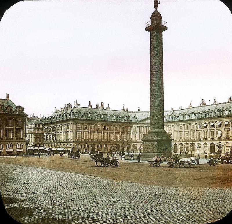 Фотографии Парижа 1900-х годов и сейчас