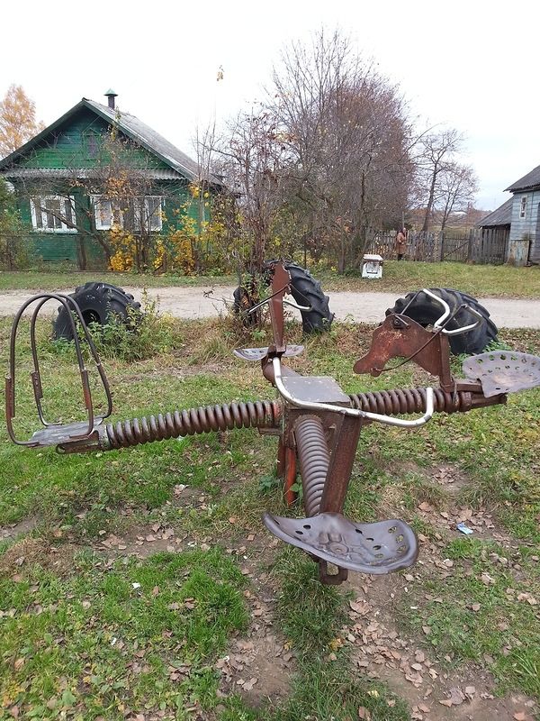 Индустриальная детская площадка в Тверской области