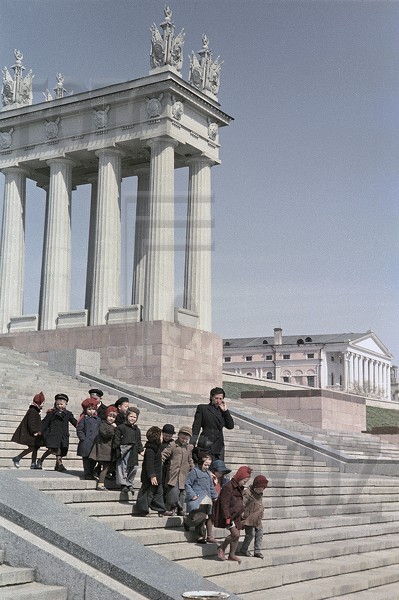Цветные фотографии СССР 1953 года