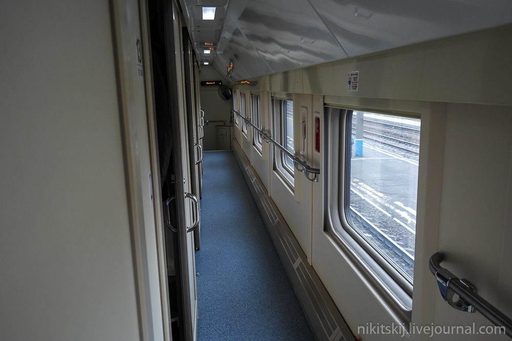 Поездка на первом двухэтажном поезде РЖД