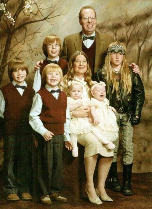 Неудавшиеся фотографии американских семей
