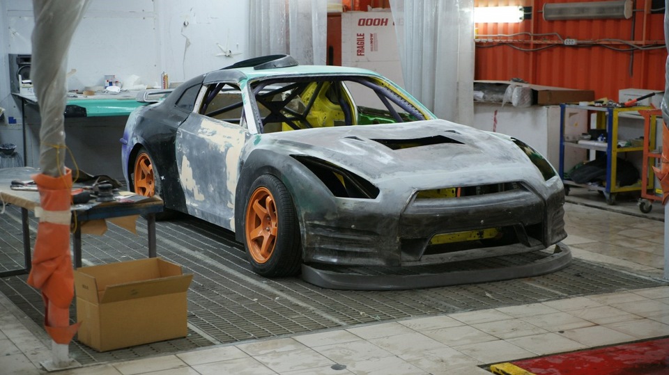 GT-SHOP drift car. Nissan Silvia S15-GTR