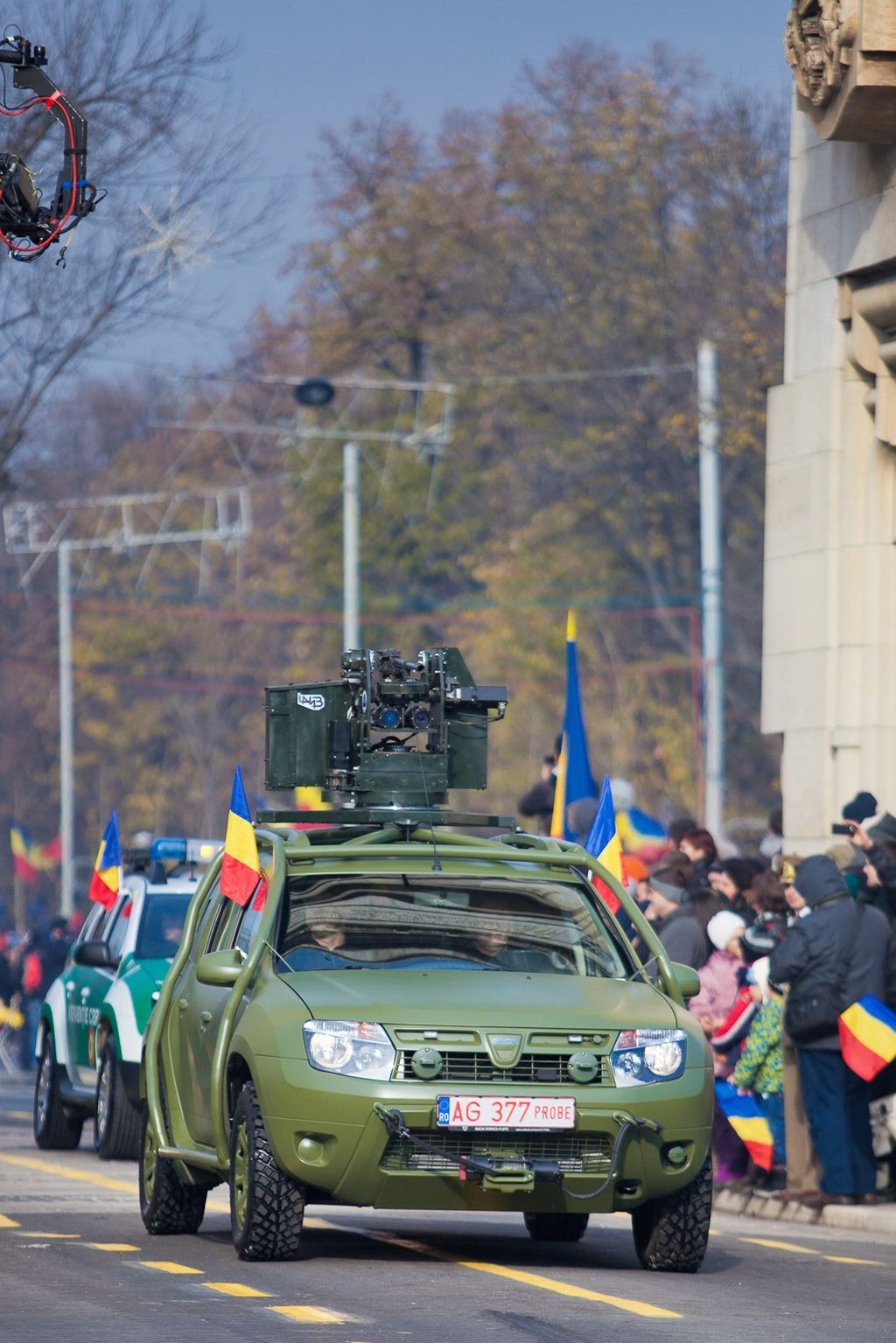 Военный вариант Duster для Румынии