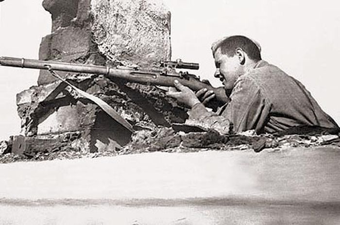 Советские снайперы в годы Великой Отечественной войны