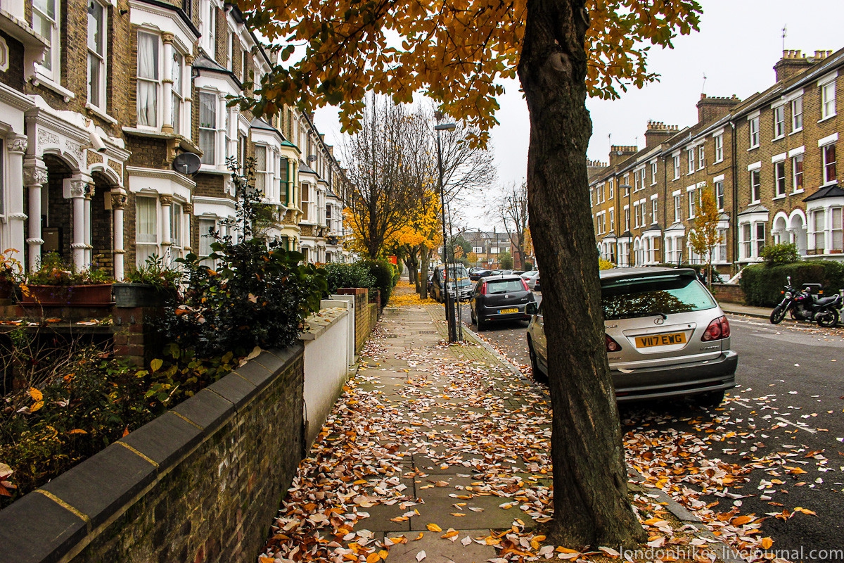 Осень в лондоне