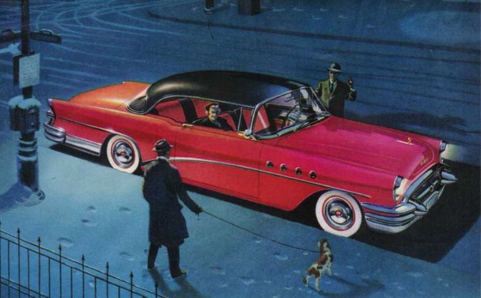 Автомобильная реклама середины XX века в работах Артура Фитцпатрика 
