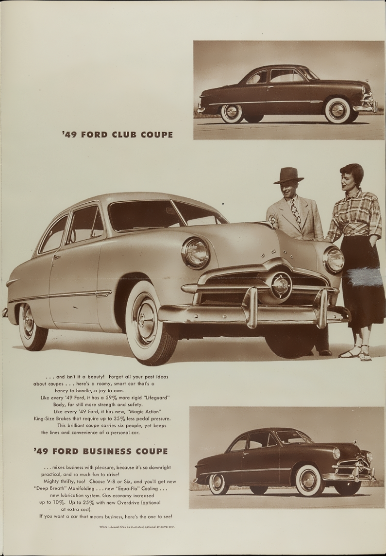 Рекламный буклет Ford 1949