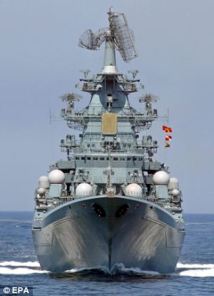Российский ракетный крейсер был обнаружен у берегов Великобритании