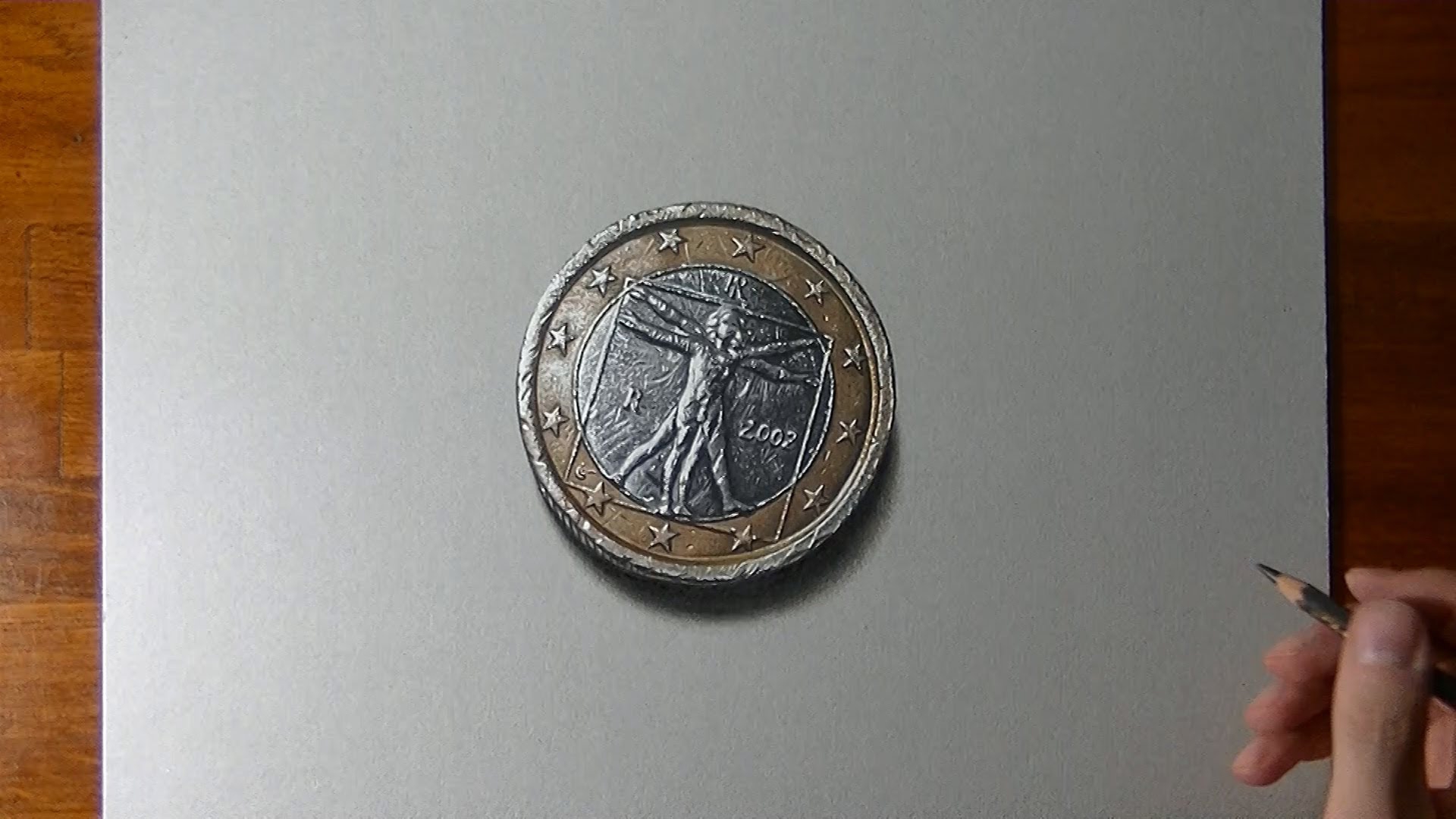 Рисунок 3d монета