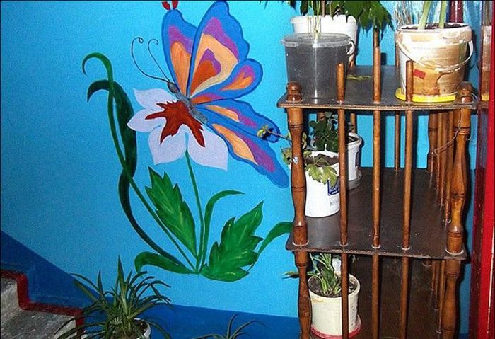 Нарисовать цветы на стене своими руками. Основные виды трафаретов