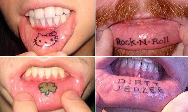 Татуировки в полости рта